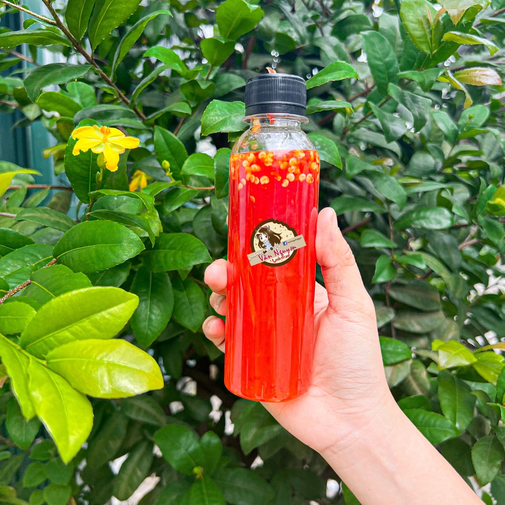 Nước sốt ăn kèm bánh tráng chai 260ml. Bánh tráng Vân Nguyễn