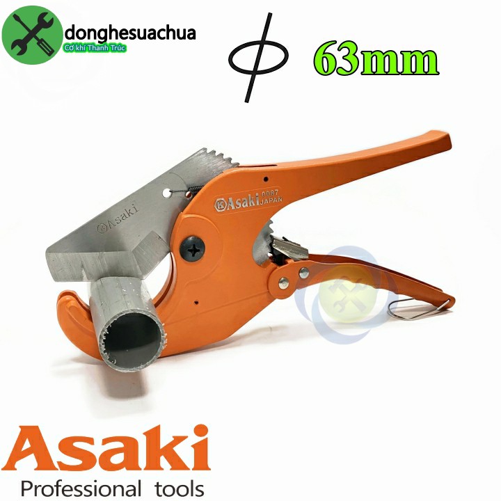 Kéo cắt ống nhựa PVC ASAKI AK-0087 63mm