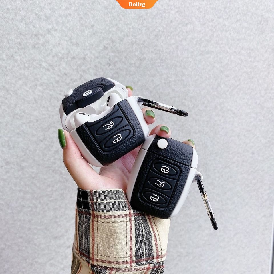 Vỏ Bảo Vệ Hộp Sạc Tai Nghe Bentley Bằng Silicone Chống Rơi | Ô Liu |