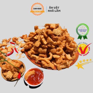 Bánh Snack Mực Thái - Bim Bim Mực Thái Loại Ngon Hũ 200g - Đồ Ăn Vặt Nhà Làm