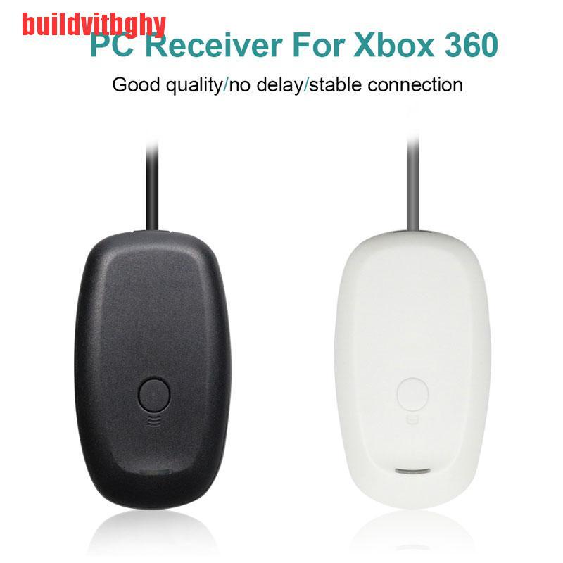 {buildvitbghy}Black Gamepad USB Wireless For Xbox 360 Receiver Controller Adapter Gaming OSE