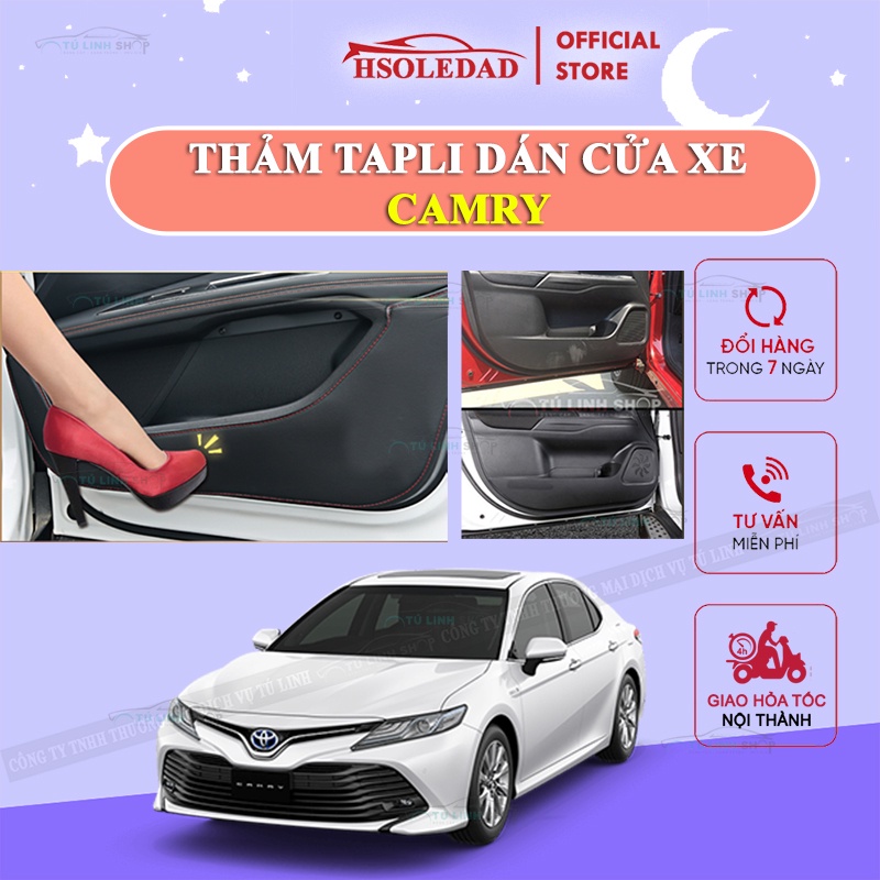 Bộ 4 Thảm Tapli Camry 2019-2022 dán cánh cửa chống trầy xước xe