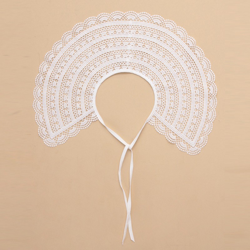 Cổ áo sơ mi giả họa tiết kiểu hình học phong cách hợp thời trang