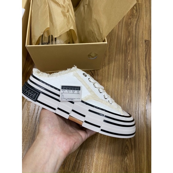 GIÀY XVESSEL SLIPON WHITE LAI AU