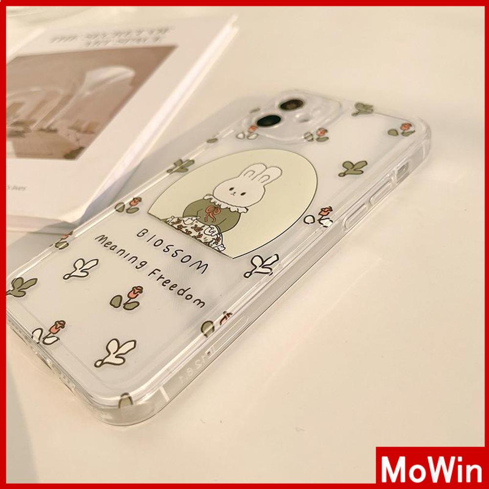 Ốp Điện Thoại Silicon Trong Suốt Viền Vuông Bảo Vệ Camera Chống Sốc Cho iPhone 13 Pro Max 12 Pro Max 11 7 Plus