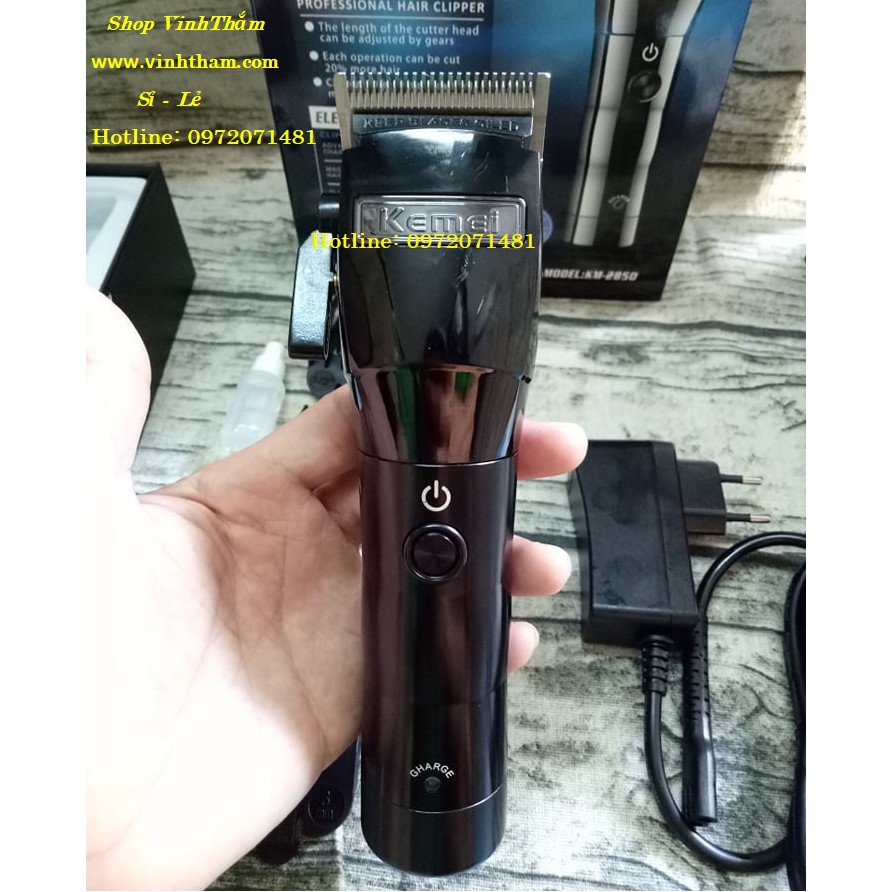 Tông đơ cao cấp Kemei KM2850 TẶNG KÈM LƯỢC TONYGUY CHUYÊN NGHIỆP (Ảnh Chụp Thực Tế Sản Phẩm)