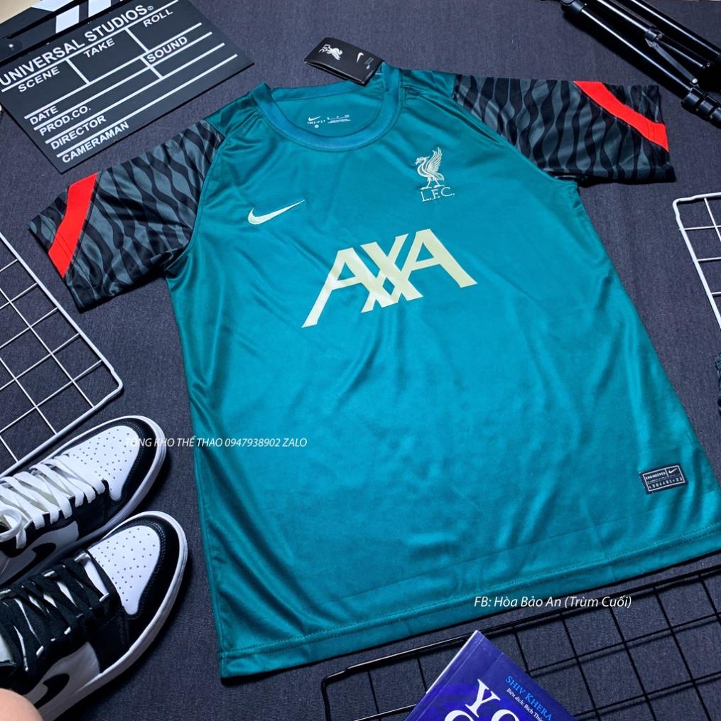 Set Bộ Quần Áo Đá Bóng CLB Liverpool - Áo Training 2022 Vải thái chuẩn áo tập phom 43-90kg
