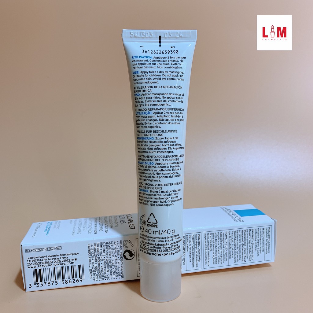 Gel Dưỡng Phục Hồi Và Làm Dịu Da La Roche-Posay Cicaplast Gel B5 40ml