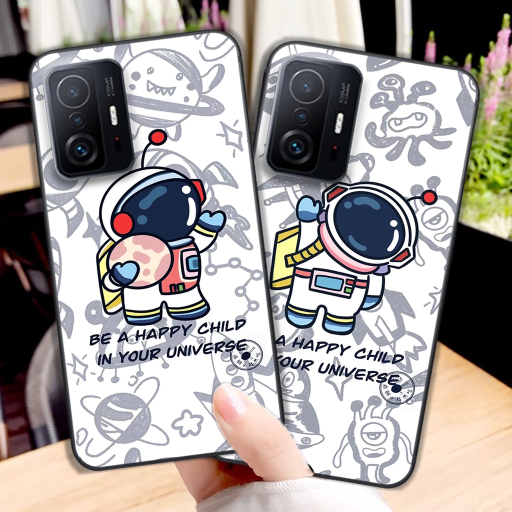 Ốp lưng Xiaomi 11T 5G - Xiaomi 11T Pro 5G ( Mi 11T 5G - Mi 11T Pro 5G) mẫu phi hành gia cực đẹp cute