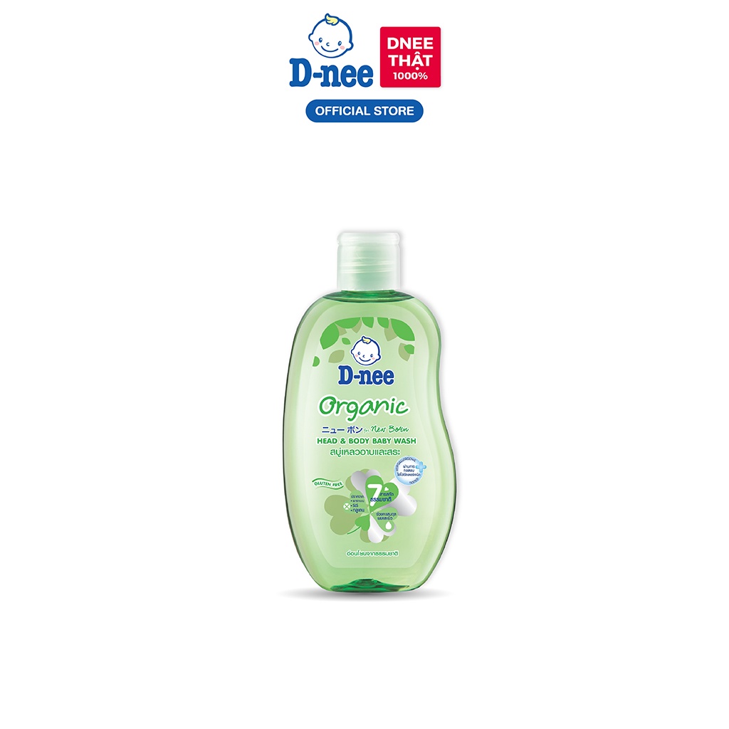 [Deal hời!] Combo 24 Tắm gội toàn thân em bé (&lt;3 tuổi) D-nee 200 ML - Organic