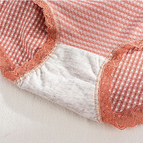 Quần lót cotton sọc ca-rô xinh xắn dành cho nữ | BigBuy360 - bigbuy360.vn