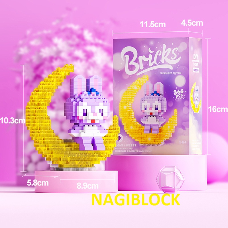 Bộ lắp ráp mô hình nhân vật hoạt hình cho bé BRICKS