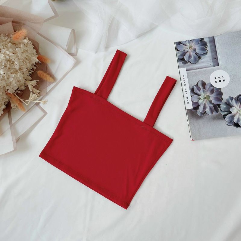 Áo 2 dây bảng bự croptop cá tính.