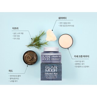 Sáp tẩy trang Glan.Moor Sebumless Cleansing Balm làm sạch sâu và loại bỏ mụn đầu đen 125g - Date 14/6/2023
