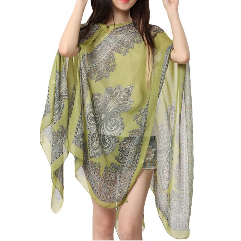 Khăn voan đi biển
