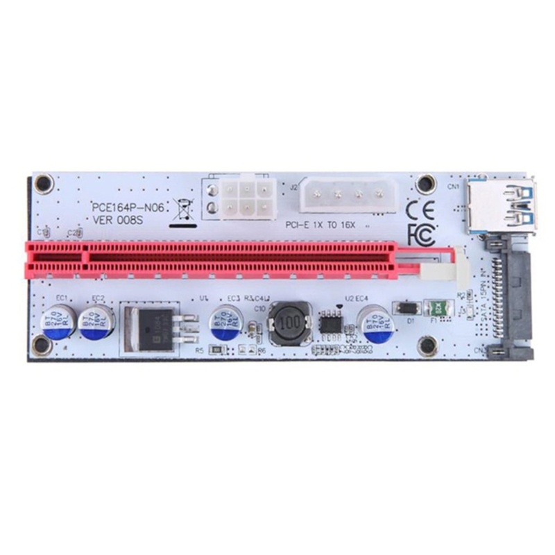 NAMA PCIE-16X Main Card USB3.0 Cable 1 PCI-E 1X to 16X Card SATA 4Pin 6Pin 15Pin
