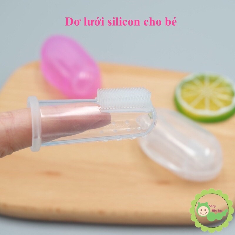 Rơ đánh lưỡi silicon an toàn cho bé