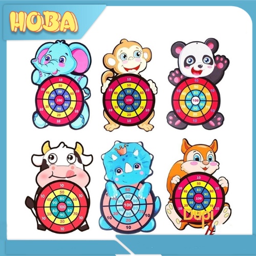 Ném Bóng Dính, Bảng Phi Tiêu Bóng Ném Dính Rèn Luyện Tính Tập Trung Cho Bé Tặng Kèm 3 Bóng - HOBA