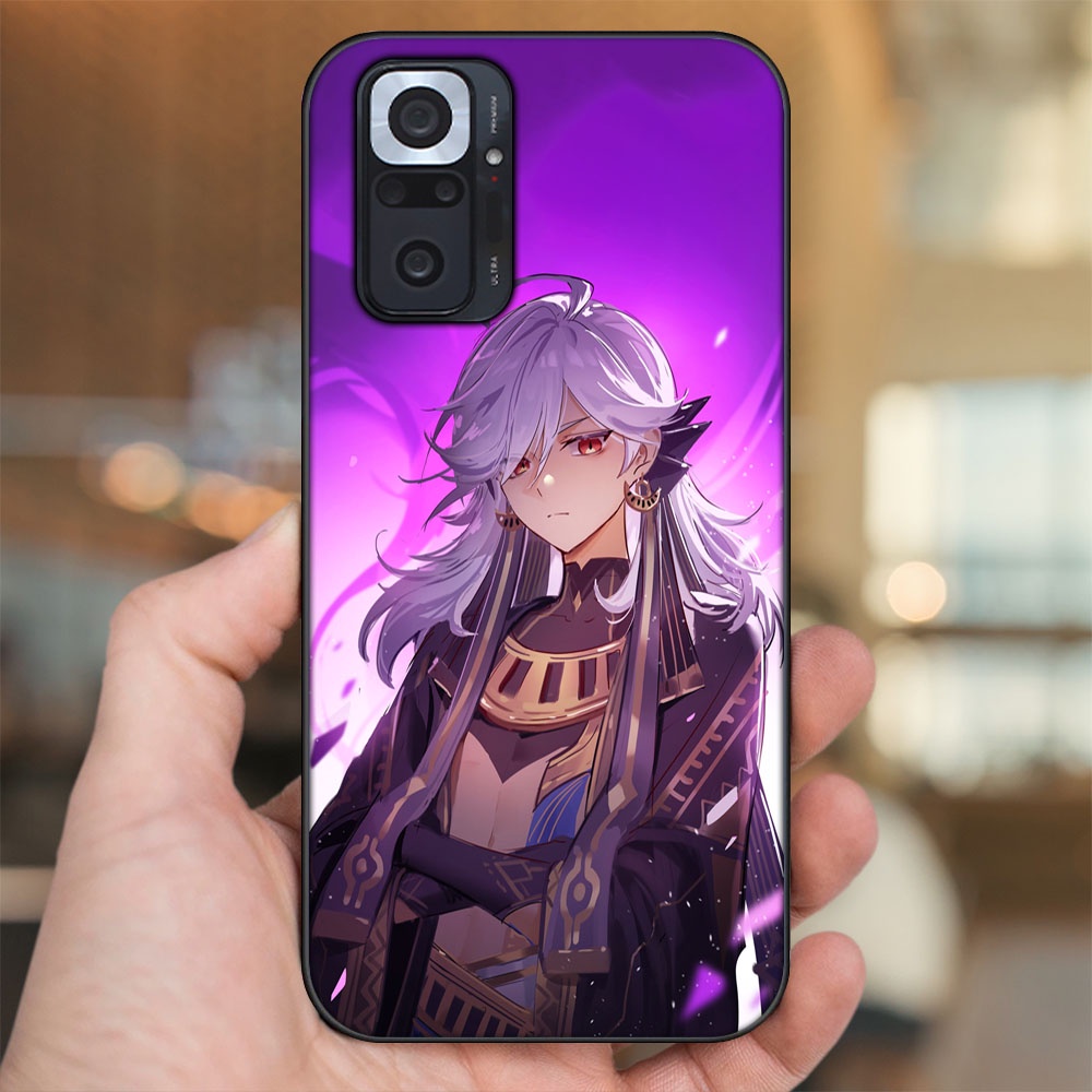 Ốp lưng Xiaomi Redmi Note 10 Pro viền đen in hình Cyno Genshin Impact
