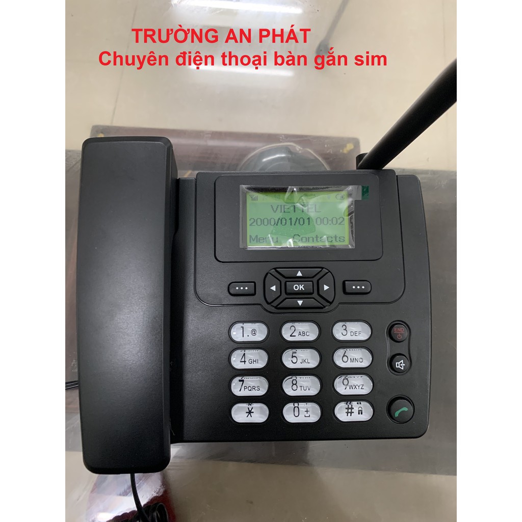 ❤️ Máy Điện Thoại Bàn Không Dây ❤️ Lắp Sim Di Động VinaPhone - Mobifone - Viettel - VNMobile [ Sale Sốc]