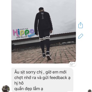Short unisex 2 viền double v trắng - hình thật khách feedback