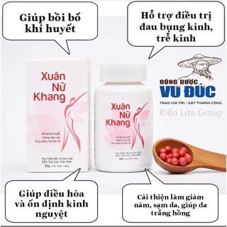 Thảo Dược Xuân Nữ Khang - Điều Kinh, tăng nội tiết tố