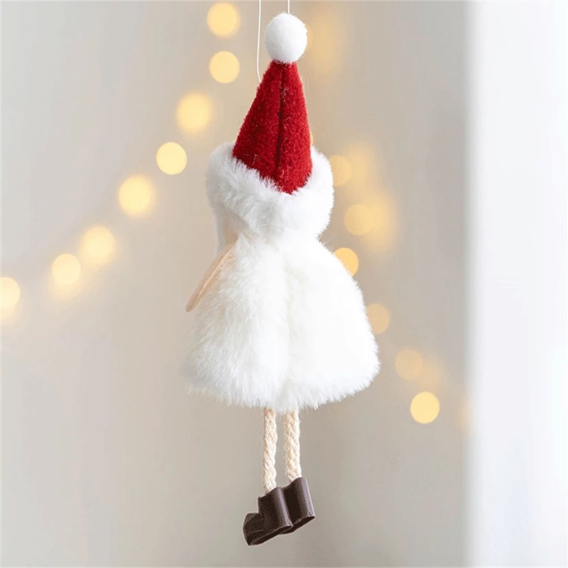 Búp Bê Nhồi Bông Treo Cây Thông Trang Trí Giáng Sinh / Khăn Choàng Đỏ