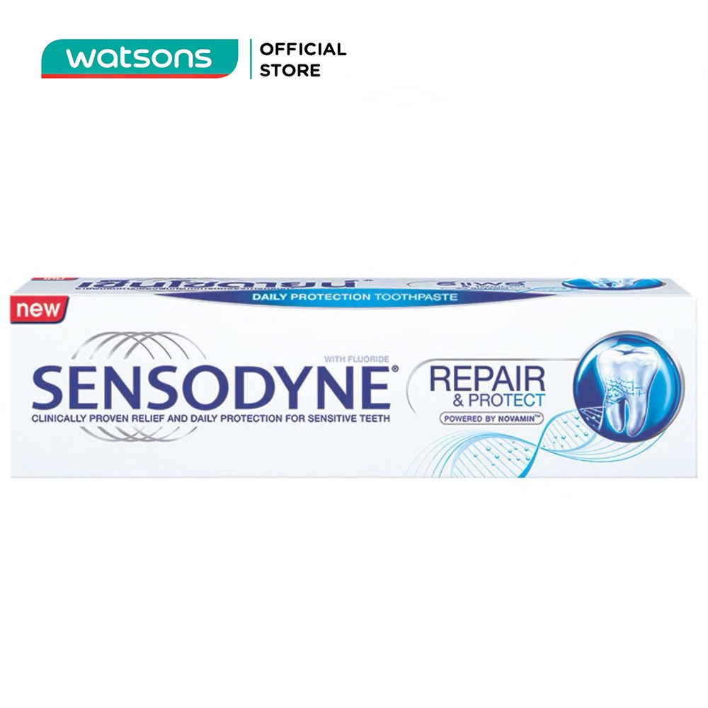 Kem Đánh Răng Giúp Phục Hồi Răng Nhạy Cảm Sensodyne Repair &amp; Protect 100g