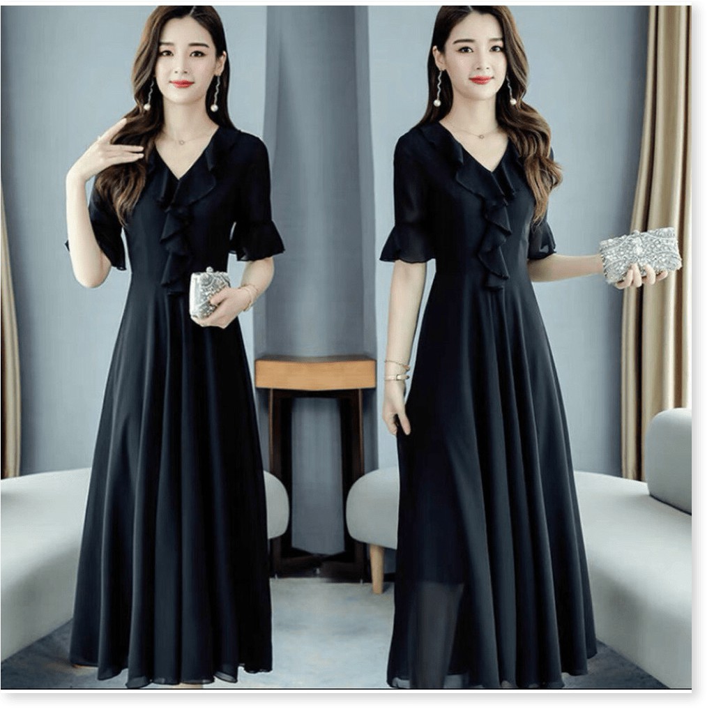 ĐẦM COTTON LẠNH THIẾT KẾ HỌA TIẾT TRƠN NHƯNG KHÔNG KÉM PHẦN SANG TRỌNG,CHẤT LIỆU VÃI THOÁNG MÁT LANA FASHION