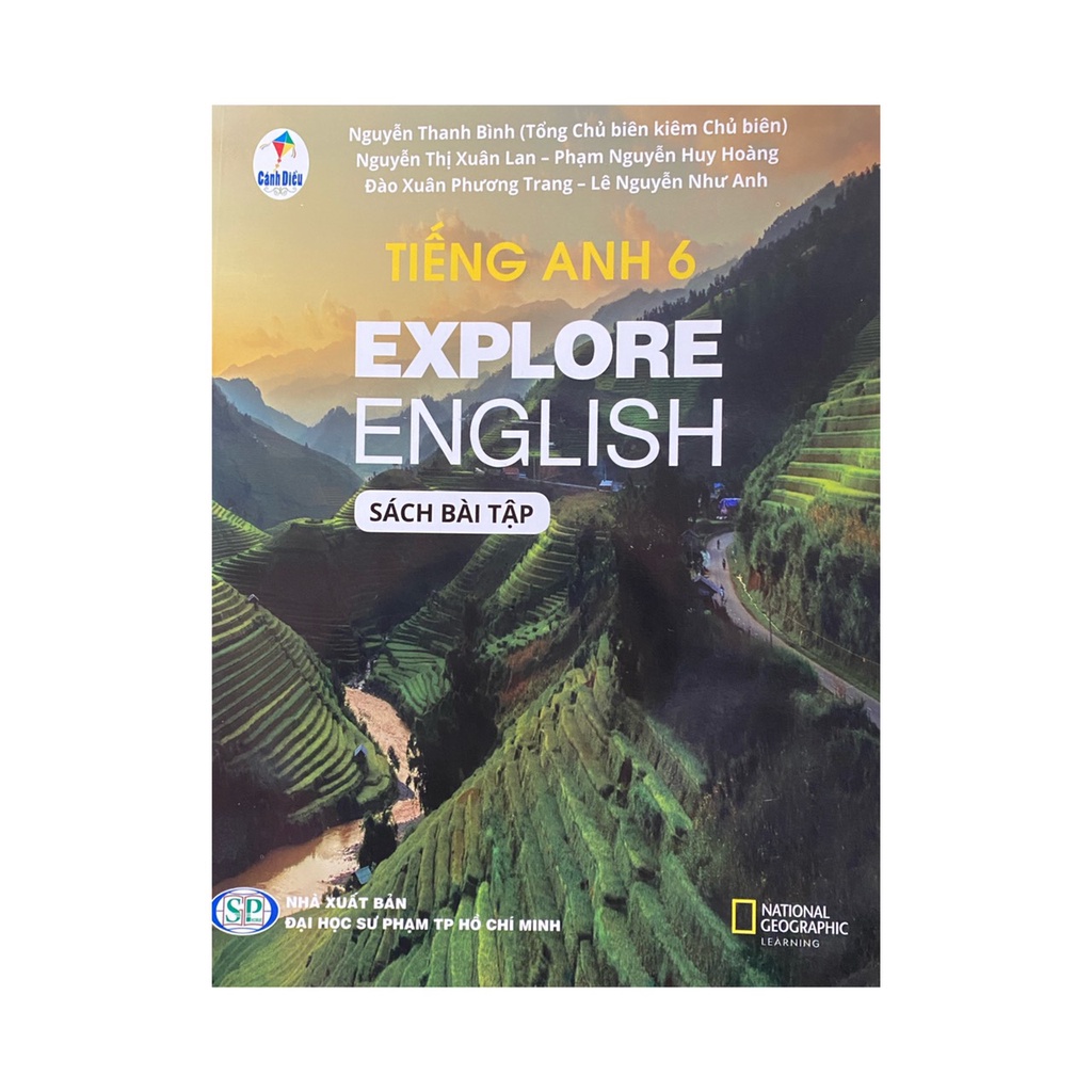 Sách - Tiếng Anh 6 Explore English Sách Bài Tập Bộ Cánh Diều +kèm 1 quyển bé tập tô màu