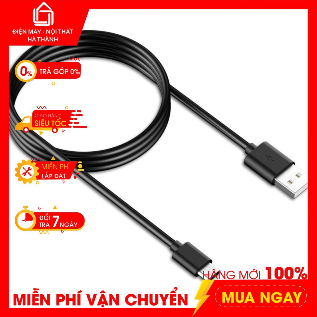 Cáp sạc USB Type - C Samsung Note 8 / 9 / S9, Gọn Nhẹ, Ổn Định Dòng Điện & Tốc Độ Sạc, Bảo Vệ Pin