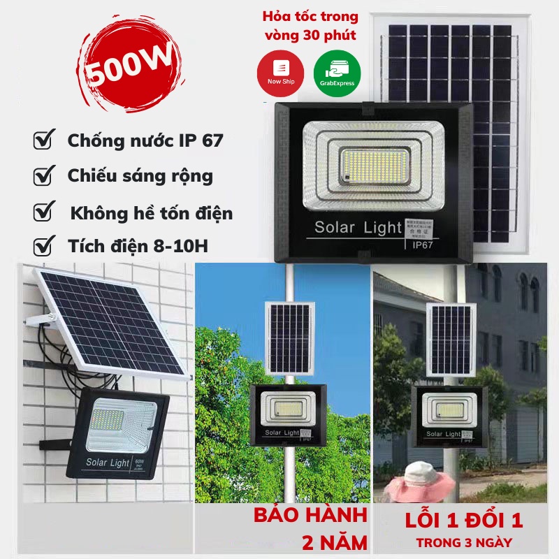 Đèn Năng Lượng Mặt Trời Sân Vườn Điều Khiến Từ Xa Kèm Tấm Pin Năng Lượng Mặt Trời ĐÈN NĂNG LƯỢNG MẶT TRỜI ASAKI