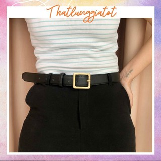 Thắt lưng da nữ màu đồng, nhiều mặt khóa (hỗ trợ cắt, bấm lỗ dây nịt) TL015 - Thắt Lưng Giá Tốt