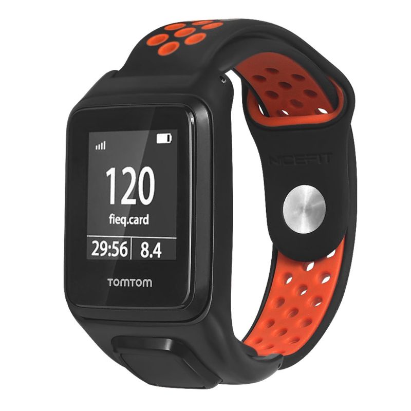 Dây Đeo Thay Thế Bằng Silicone Thoáng Khí Cho Đồng Hồ Tomtom Runner 3/Adventurer/Golfer 2/Runner 2 Cardio/Spark 3 | BigBuy360 - bigbuy360.vn