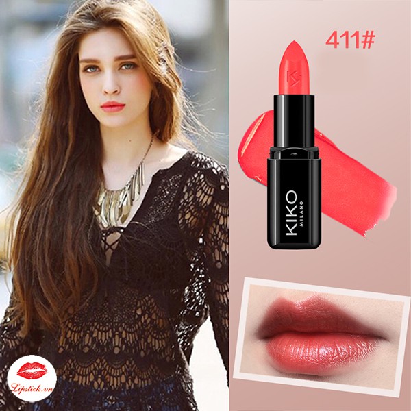 Son Kiko 411 Coral – Smart Fusion Lipstick