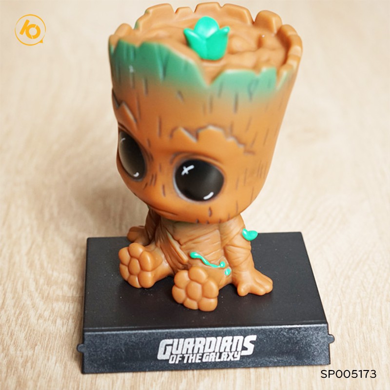 Mô hình Marvel Avengers các siêu anh hùng Deadpool/Spiderman/Groot để bàn - 11cm