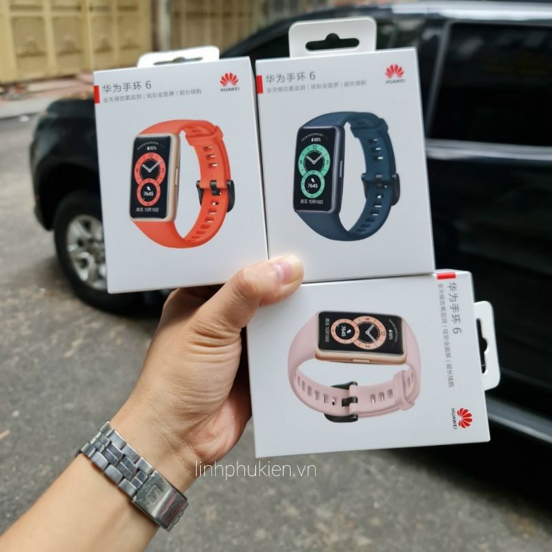 [Mã SKAMSALE03 giảm 10% đơn 200k] Vòng đeo tay sức khỏe Huawei Band 6 - Có sẵn Tiếng Việt