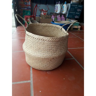 Giỏ cói đựng đồ/trồng cây phi 45 cm