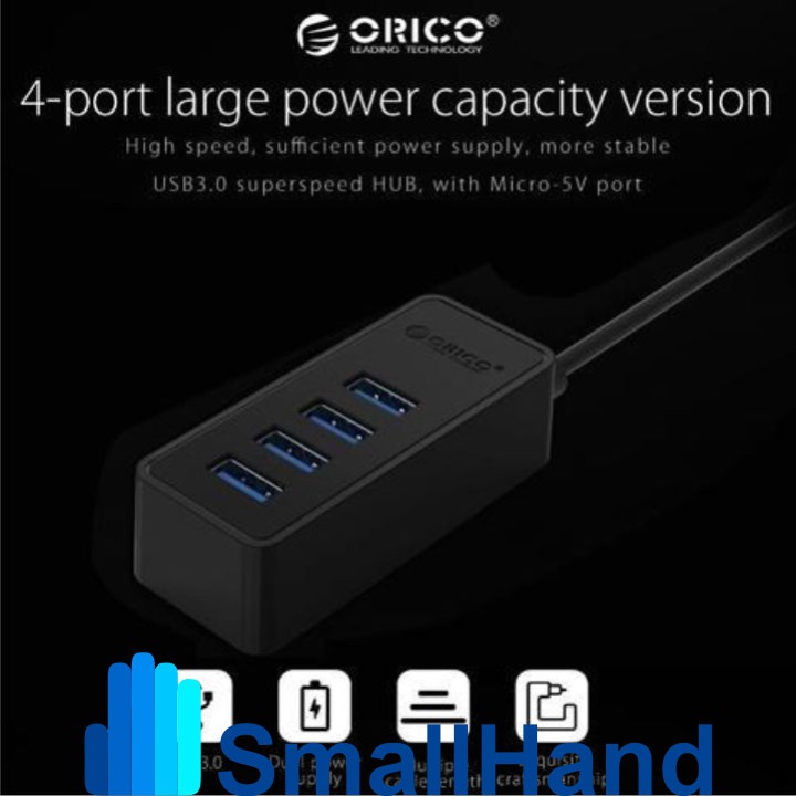 Bộ chia 4 cổng USB 3.0 – Hub Orico W5P-U3 – Chính Hãng – Bảo hành 12 tháng – USB3.0 Four – Port Hub