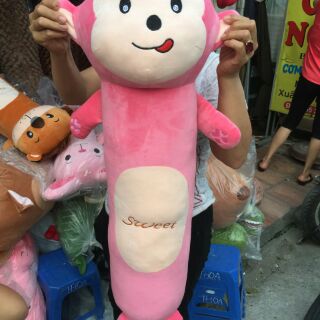 Gối ôm mặt thú 1m vải may