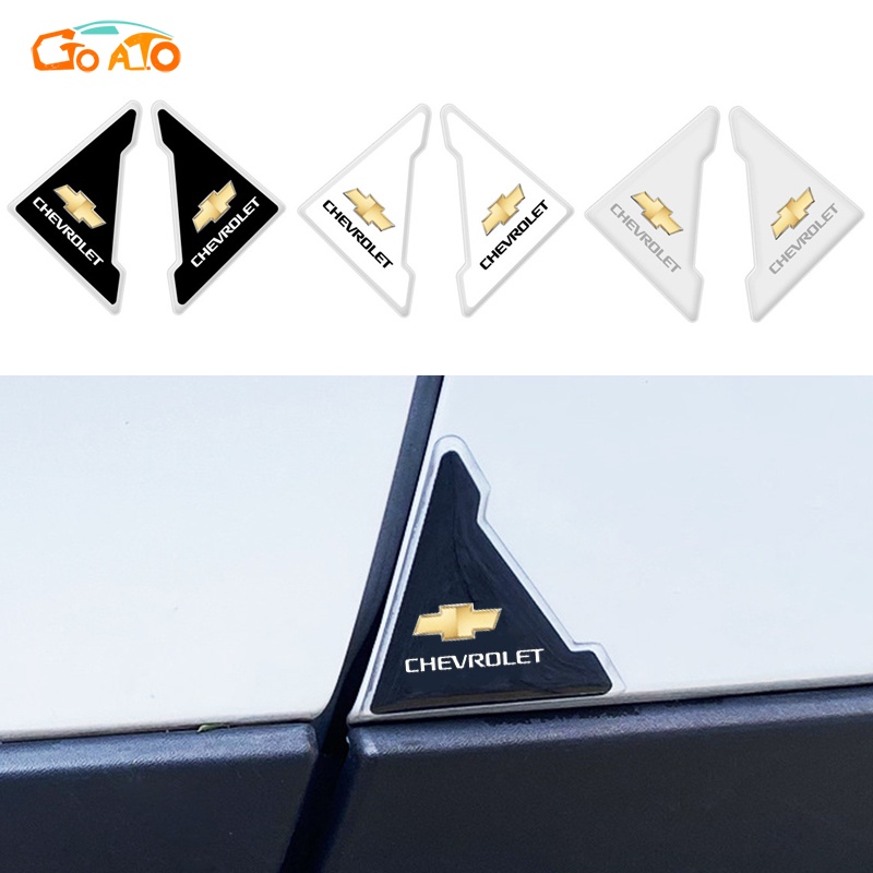 GTIOATO ChốNg Va ĐậP CửA Ô Tô Dán Góc Cửa Ô Tô Miếng Dán Chống Trầy Xước Ô Tô Miếng Dán Xe Trang Trí Ô Tô Cho Chevrolet Cruze Spark Captiva Sonic Camaro Aveo Colorado Corvette Silverado Tahoe Spin Optra Orlando Trax Vivant Traiblazer