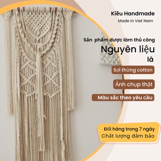 🌻 🌻 Rèm Macrame trang trí treo tường - Ảnh thật 🌻 🌻