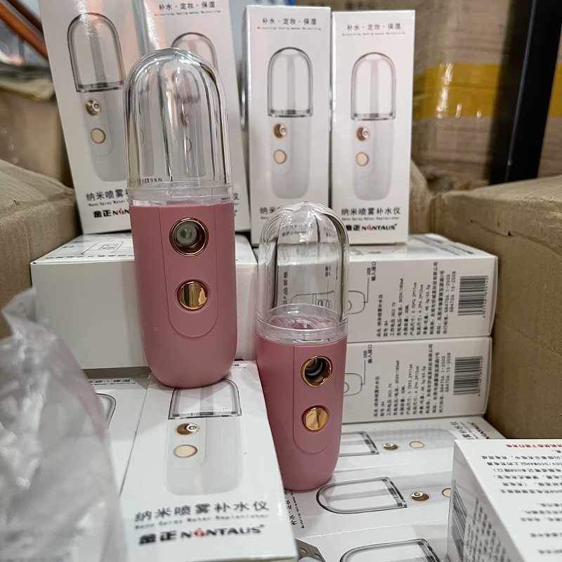 Máy Phun Sương Xông Hơi Mặt NaNo Mini Cầm Tay Hỗ Trợ Dưỡng Da Cấp Nước Tối Đa - Loại xịn