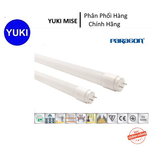 Bóng Đèn Led Tube Một Đầu Dân Dụng Paragon (PFLMM Series) – 10W/ 20W – 6 Tấc/ 1.2M – Ánh Sáng Vàng/ Trung Tính/ Trắng