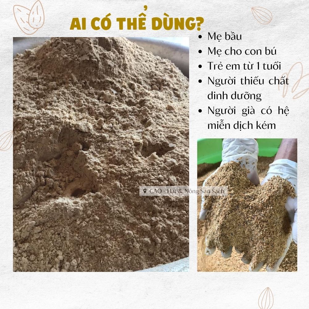 Bột ngũ cốc dinh dưỡng CAO Food từ 11 loại hạt dinh dưỡng Đaklak nhà làm thơm ngon, phù hợp cho mọi người