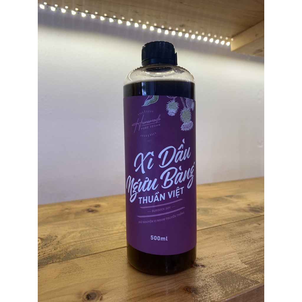 Xì Dầu Ngưu Bàng Thuần Việt - Burdock Soy (500ml)