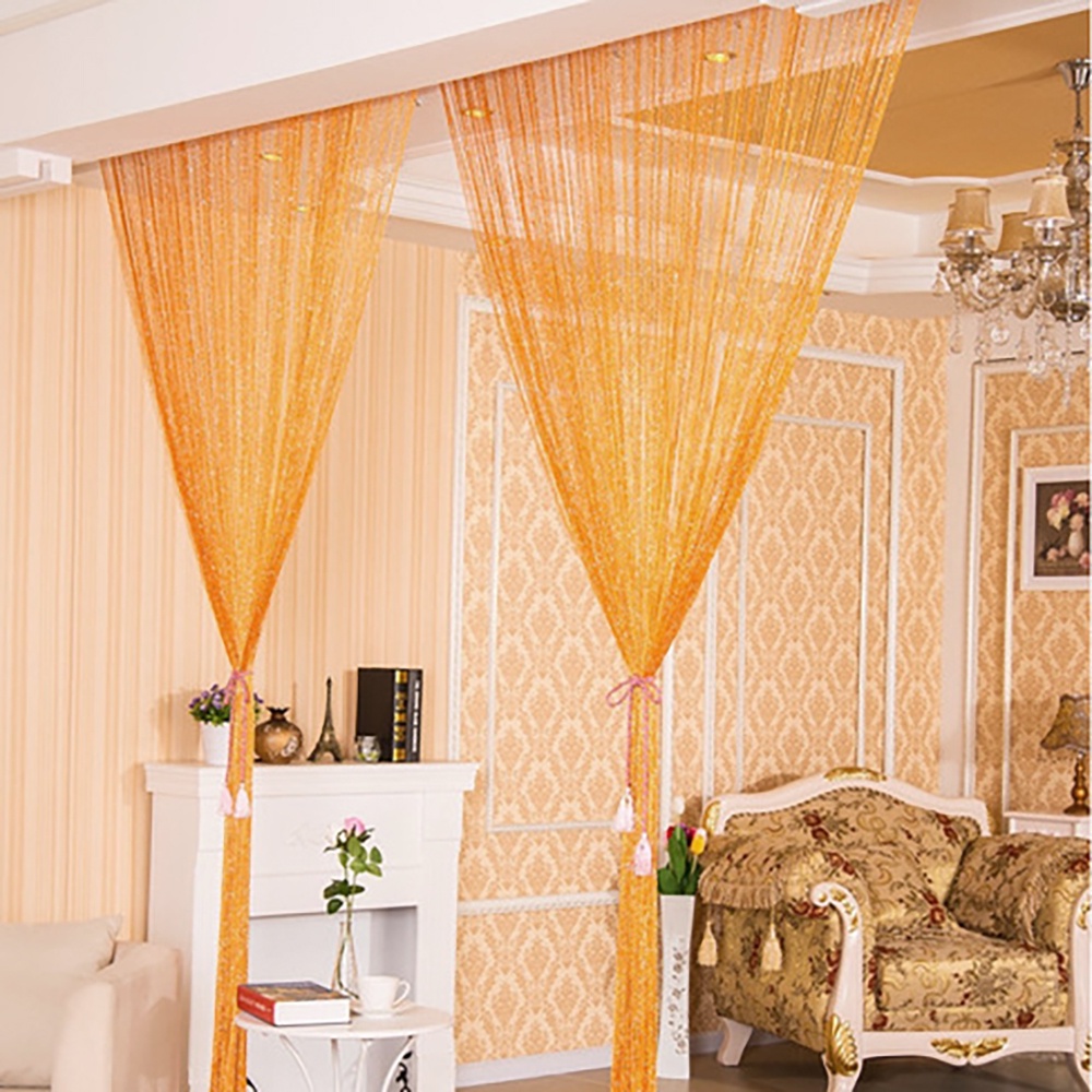 Rèm cửa dây kim tuyến lấp lánh 200cm x 100cm độc đáo