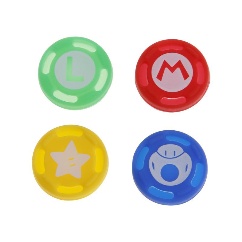 Bộ 10 miếng bọc silicon cho nút tay cầm chơi game Switch Pro PS4