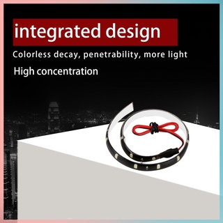 ✨chất lượng cao✨30cm 12V 15 LEDs Car Auto Motorcycle Waterproof Strip Lamp Flexible Light