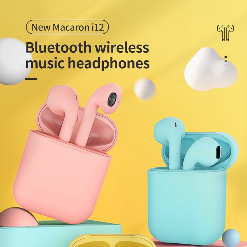 Tai Nghe Nhét Tai Bluetooth 5.0 Không Dây Inpos12 Mate Cho Android I7S I9S I11 I12 Tws